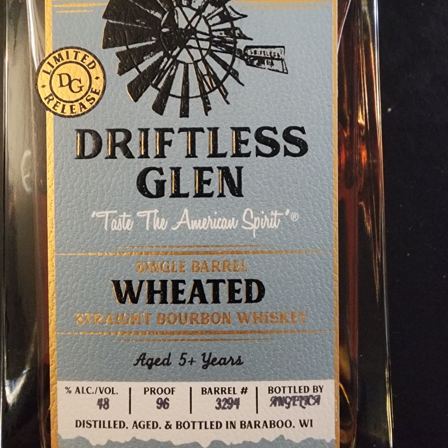 Driftless Glen Single Barrel Wheated