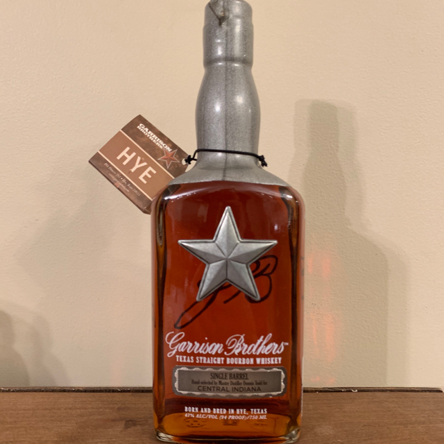 Garrison Brothers Texas Straight Bourbon Whiskey Single Barrel Hand Selected by Master Distiller Donnis Todd for Central Indiana