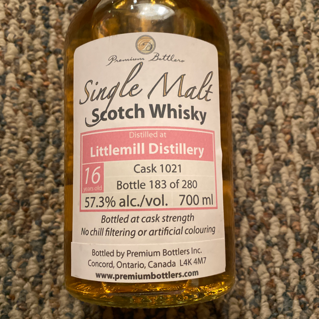 Premium Bottlers Littlemill Distillery 16 Years Old