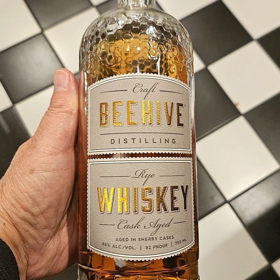 Beehive Distilling, Cask Aged Rye Whiskey