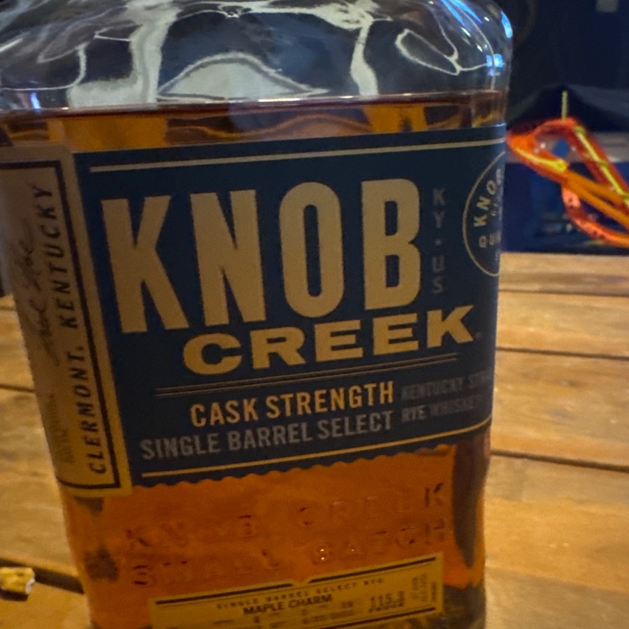 Knob Creek Cask Strength Single Barrel Select "Maple Charm"