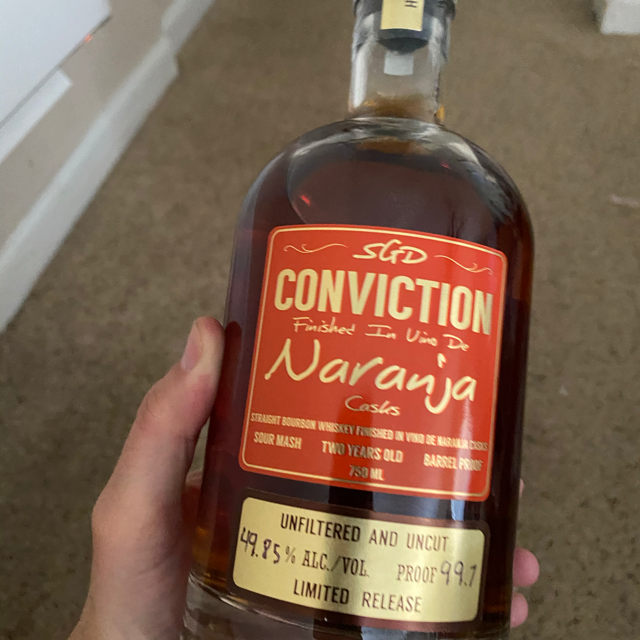 Conviction Finished in Naranja Casks