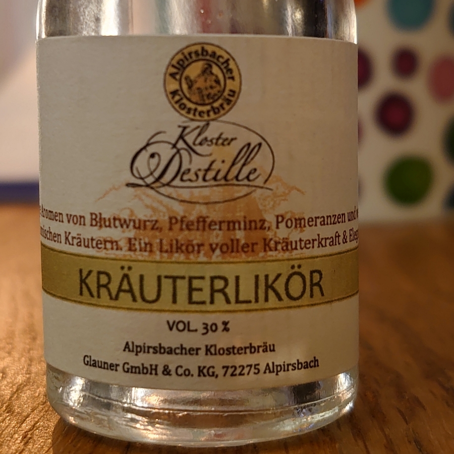 Kloster Destille Kräuter Likör