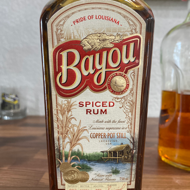 Bayou spiced rum copper pot still