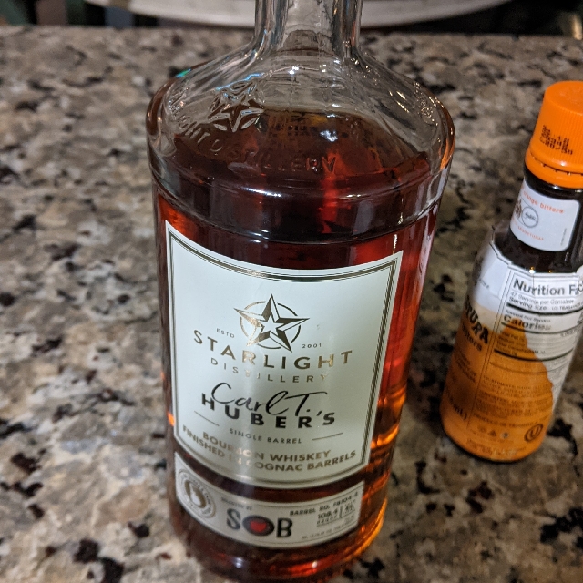 Starlight Carl T. Huber's Single Barrel Bourbon Finished in Cognac Barrels