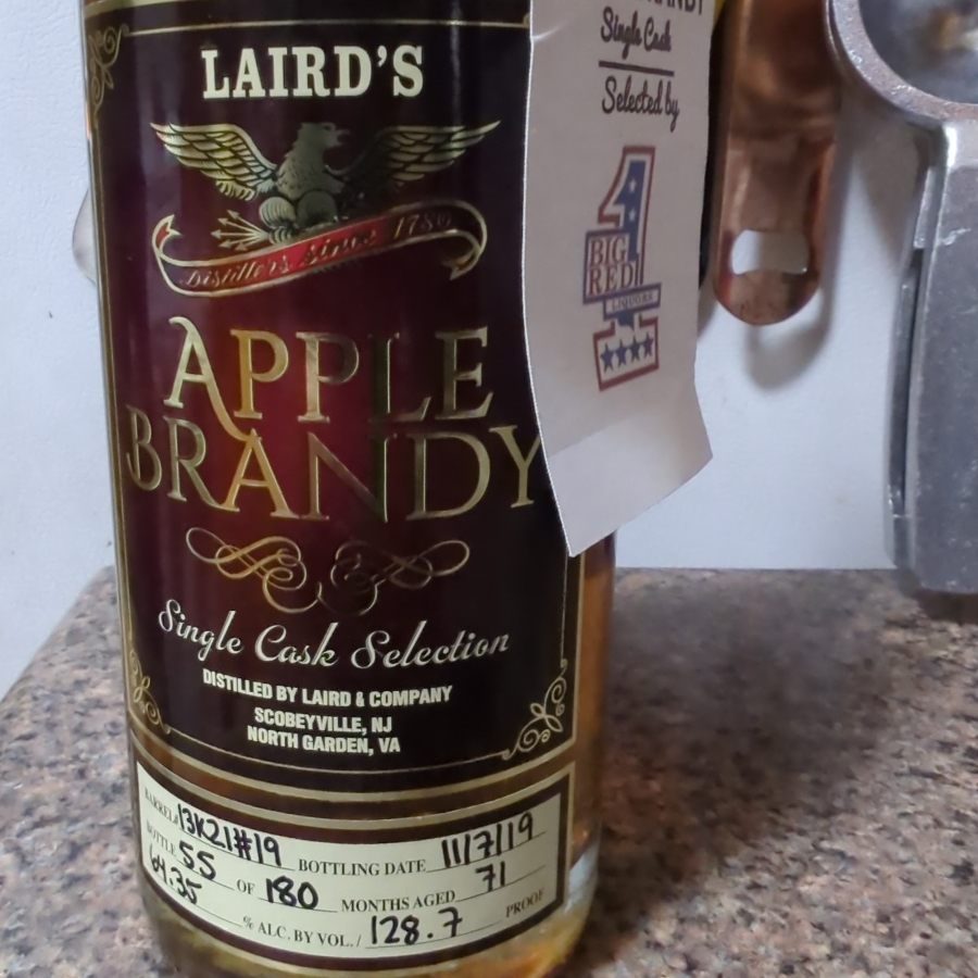 Laird's Apple Brandy Single Cask Selection (Big Red Liquors)