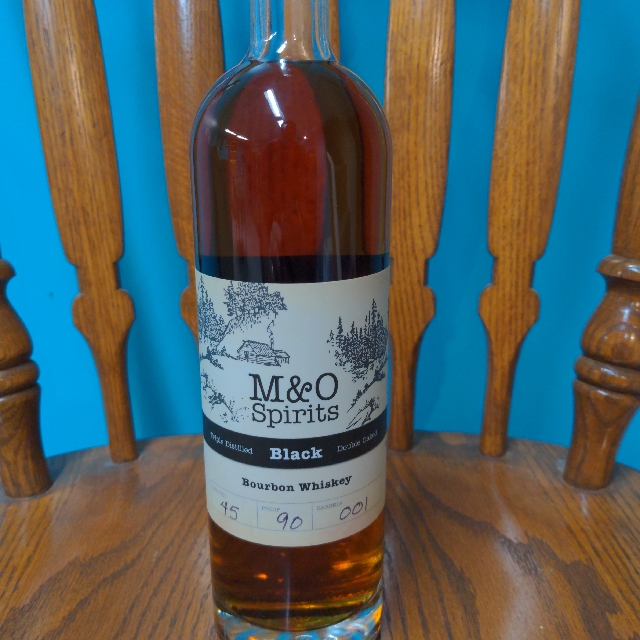 M&O Spirits Black Bourbon Whiskey