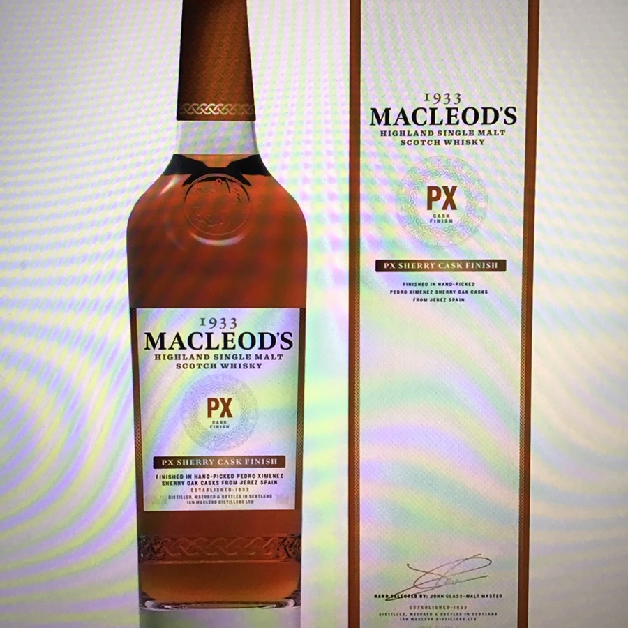 1933 Macleod's PX Sherry Cask Finish Highland Single Malt Scotch Whisky