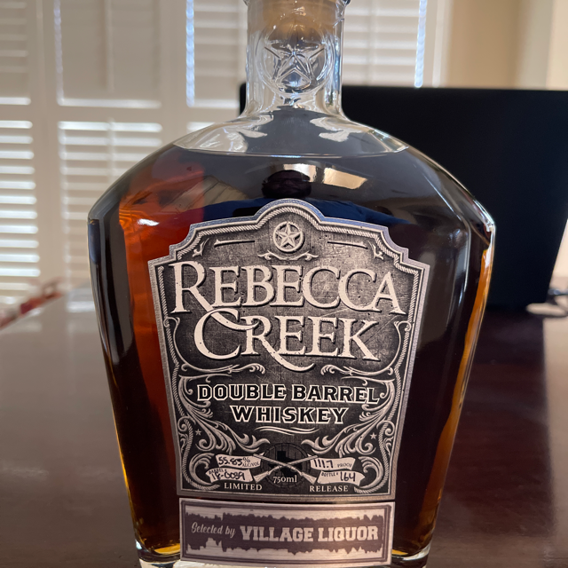 Rebecca Creek Double Barrel Whiskey