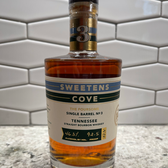 Sweetens Cove Single Barrel Bourbon Whiskey #3