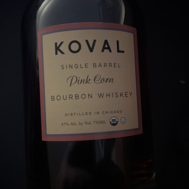 Koval Pink Corn Bourbon Whiskey