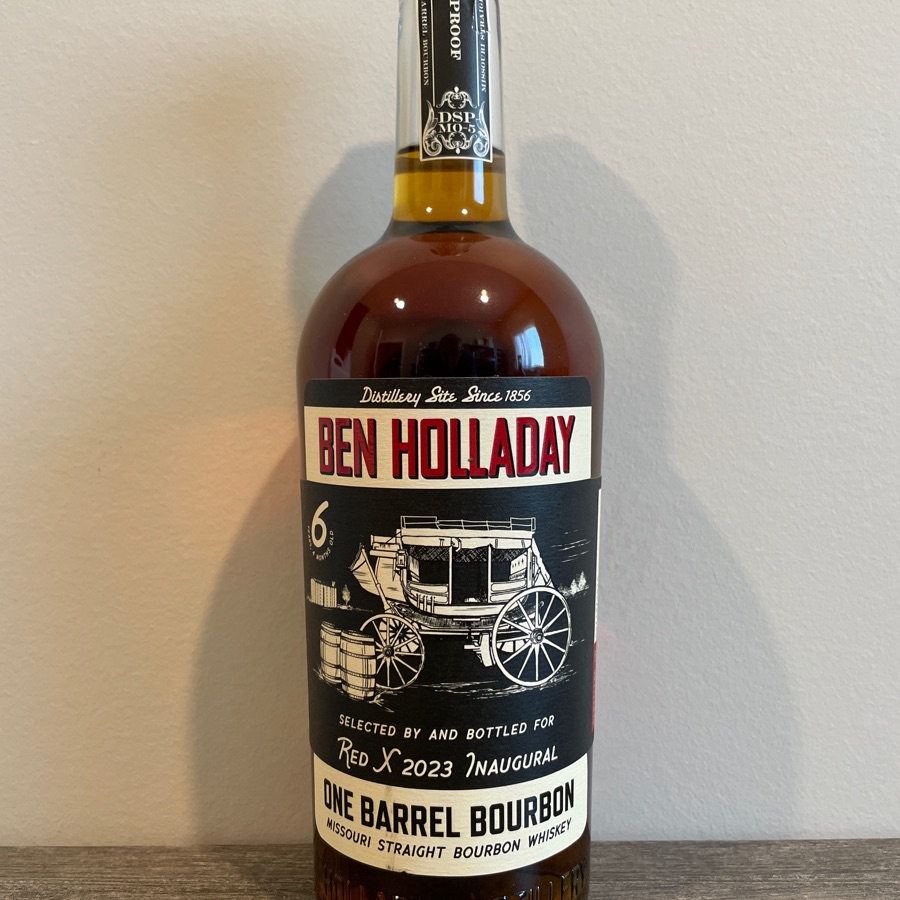 Ben Holladay 6 Year One Barrel Bourbon (Red X 2023 Inaugural)