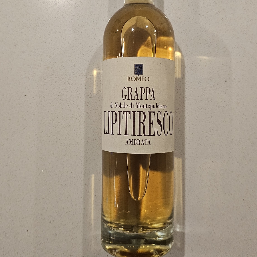 Romeo Grappa di Nobile di Montepulciano  Lipitiresco Ambrata