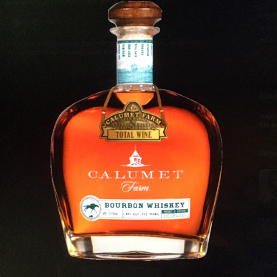 Calumet Farm Bourbon Single Barrel Sellect