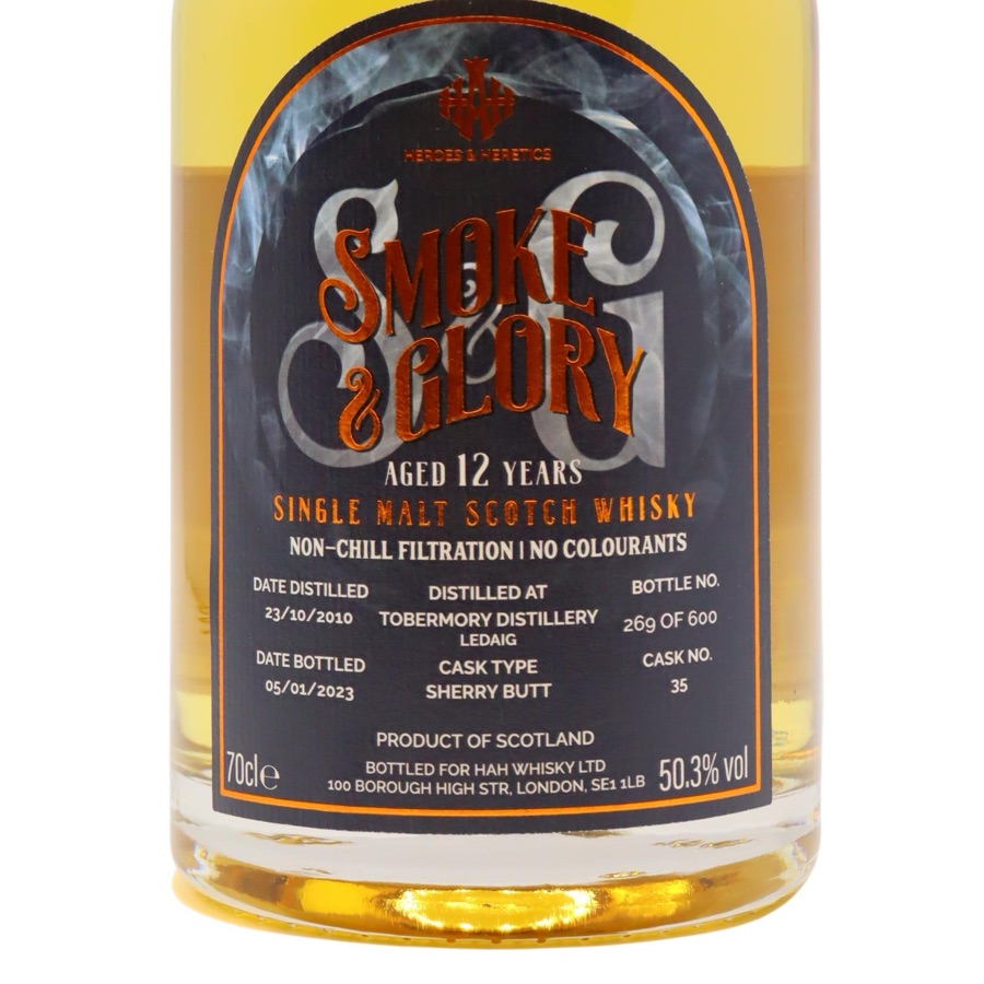 Ledaig - Heroes & Heretics - Smoke & Glory Single Sherry Cask 2010 12 year old Whisky