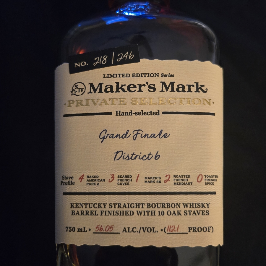 Makers Mark Private Selection Grand Finale District 6