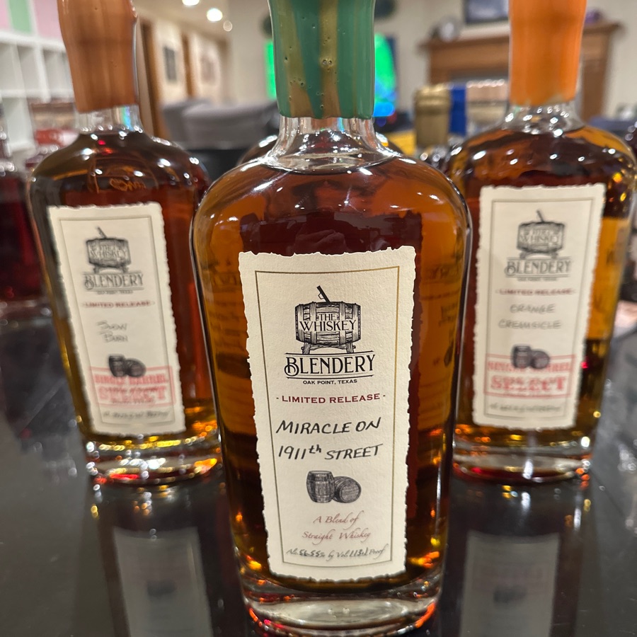 The Whiskey Blendery Limited Release A Blend of Straight Whiskey "Miracle on 1911th Street"