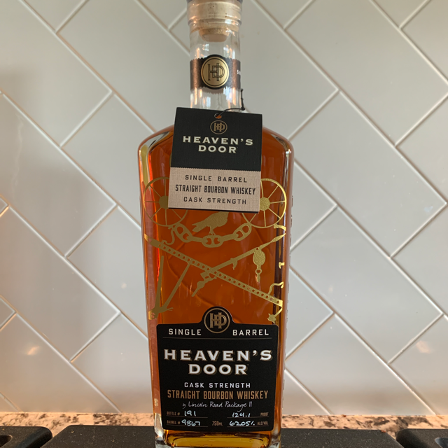 Heaven's Door Single Barrel Cask Strength Straight Bourbon (Lincoln Road Store Pick)