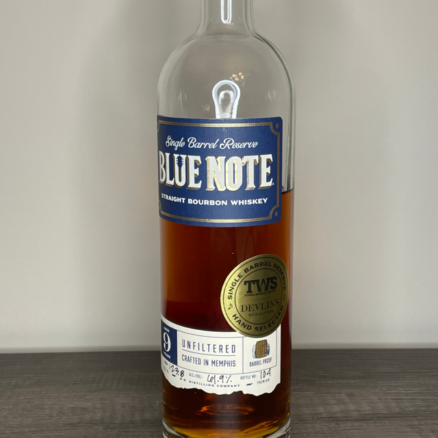 Blue Note Single Barrel Reserve (Topeka Whiskey Society)