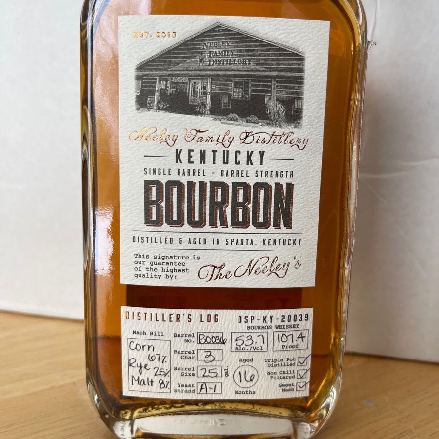 Neely Family Distillery Single Barrel