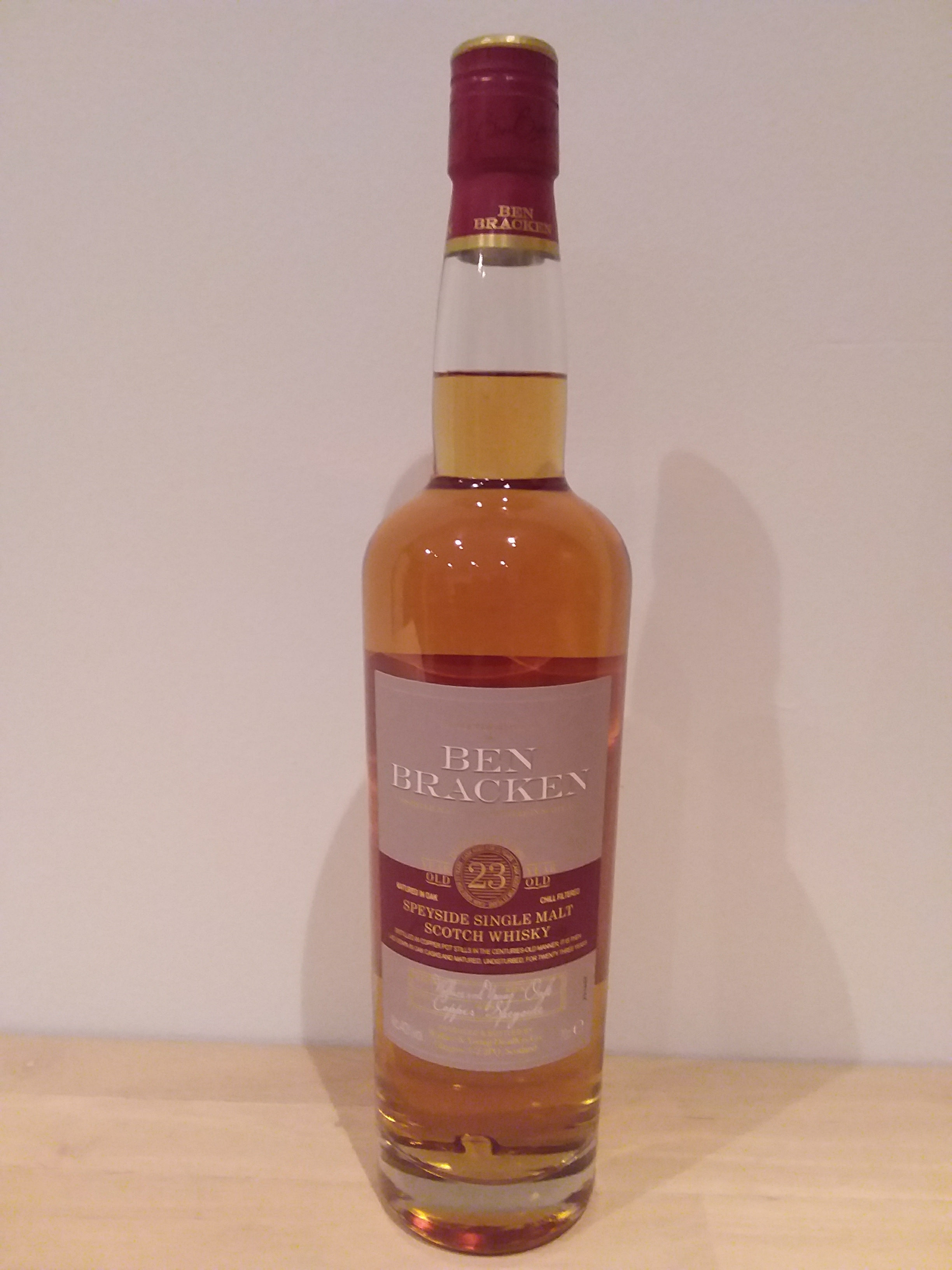 Ben Bracken 23 Year Speyside Single Malt