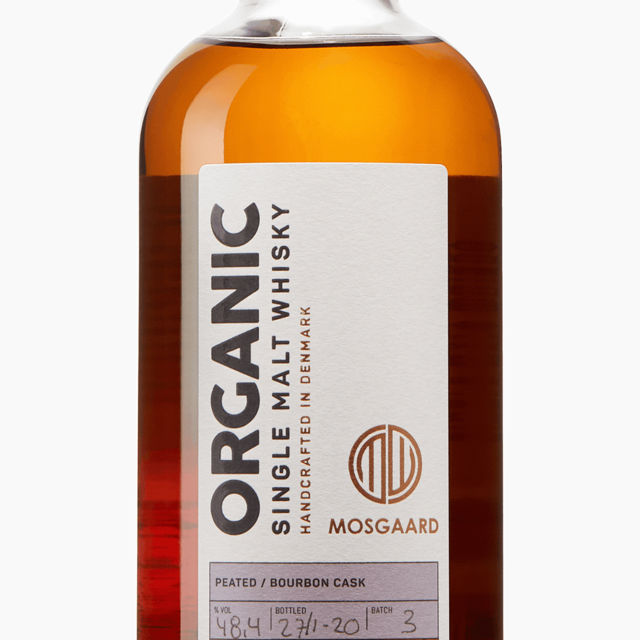 Mosgaard Organic Peated Bourbon Cask Whisky