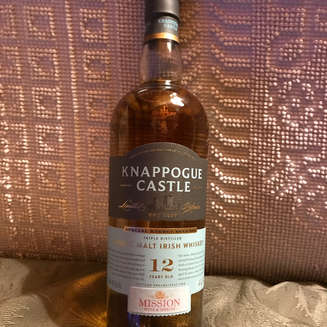 Knappogue Castle 12 Year Special Barrel Release (Mission Wine & Spirits Edition)