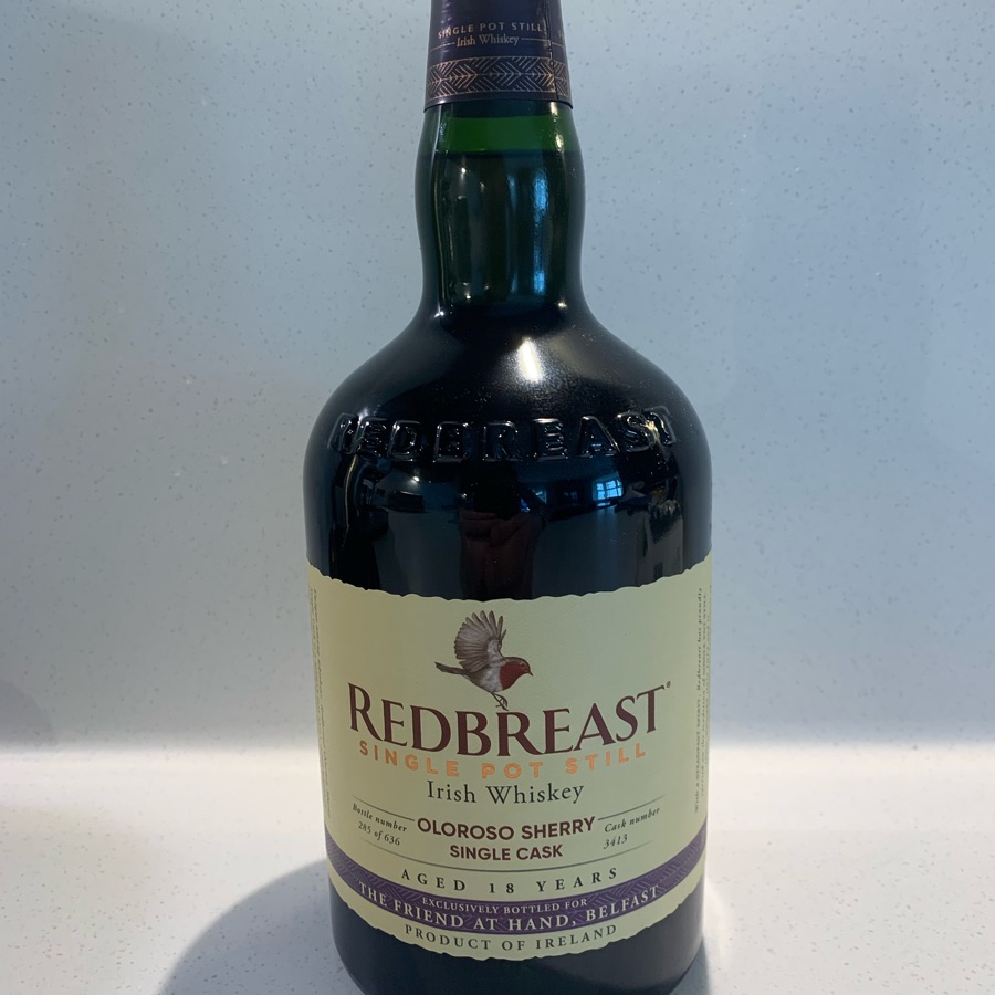 Redbreast Oloroso Sherry Single Cask (Friend at Hand)