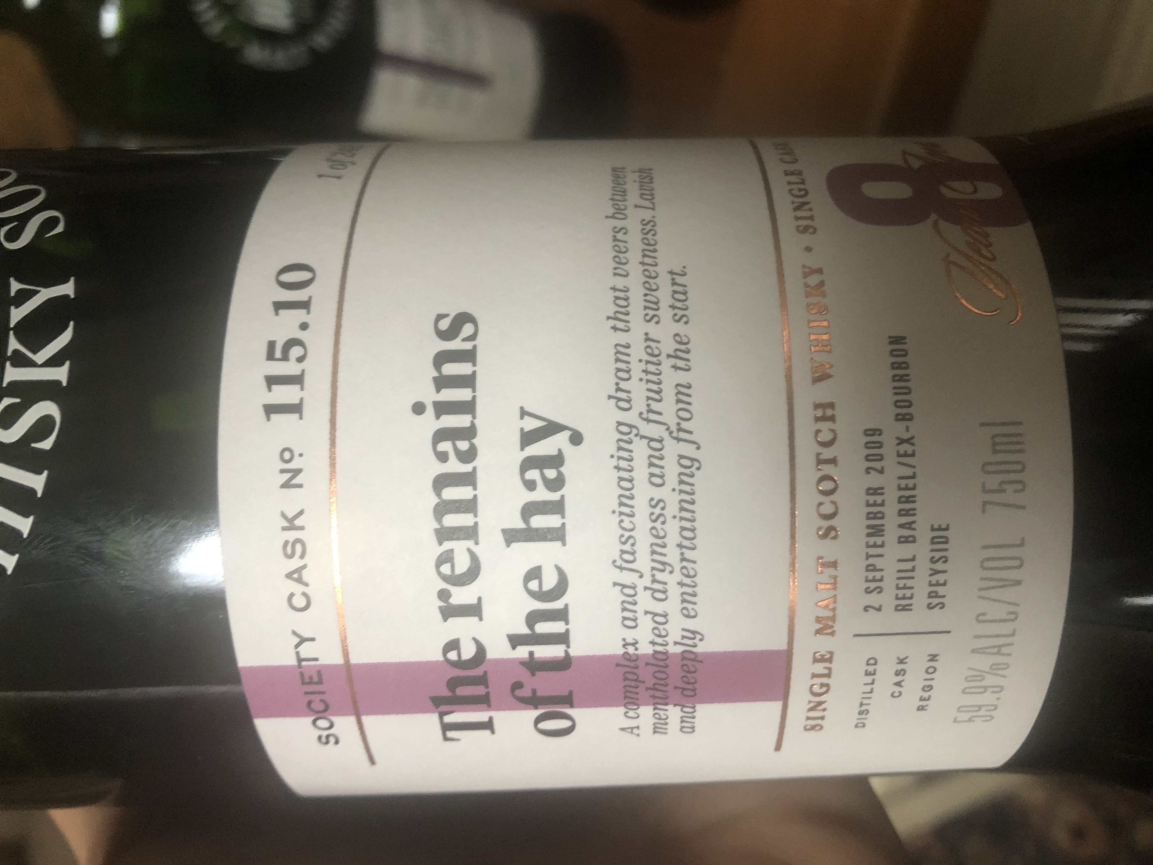 The Remains of the Hay 115.10 (SMWS)