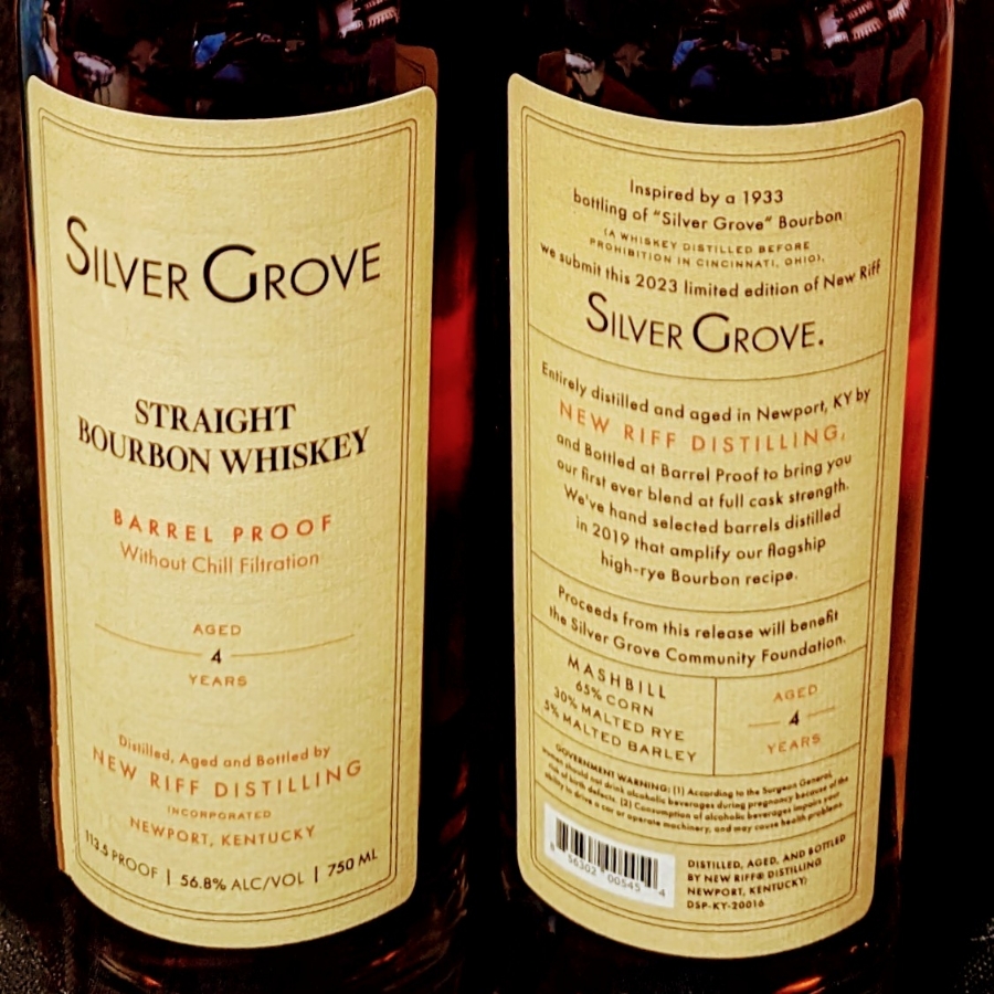 Silver Grove Barrel Proof Straight Bourbon (2023 Release)