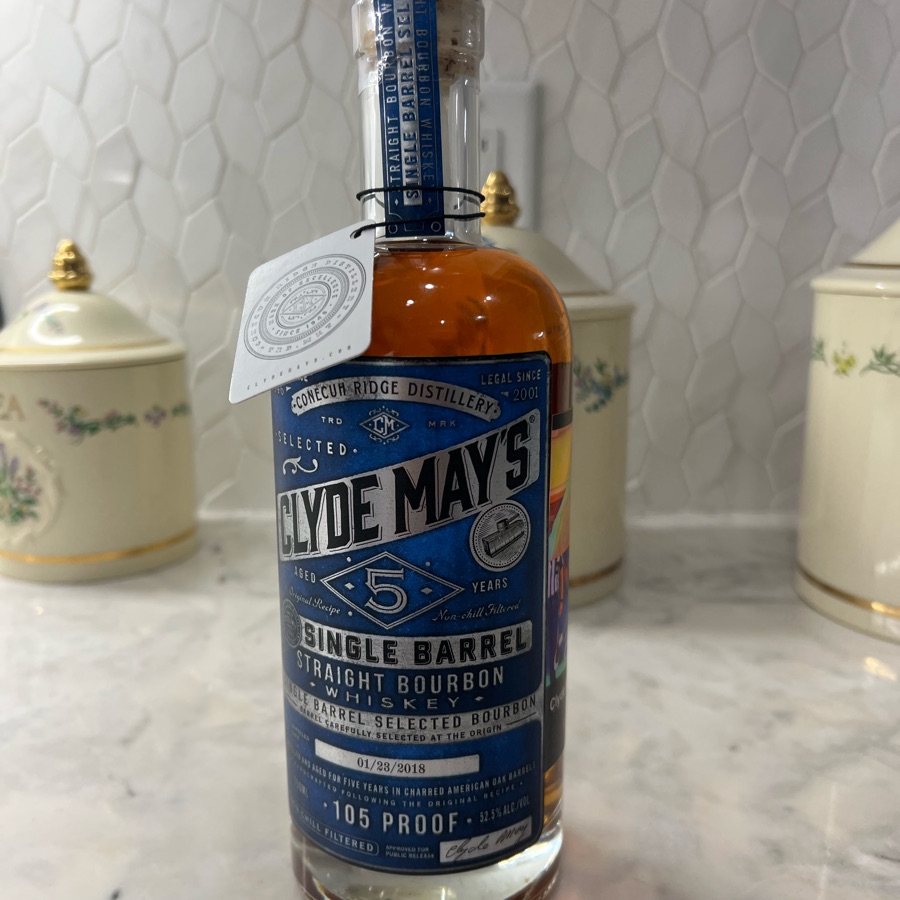 Clyde May's 5 Year Single Barrel Bourbon (Eastern Carolina Bourbon Society)