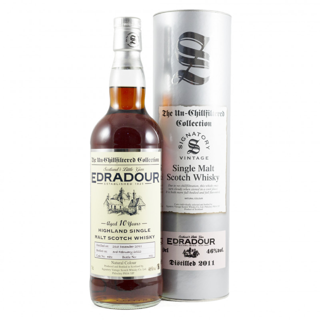 Edradour 2011 10 Year Old (Signatory) (Cask No. 482)