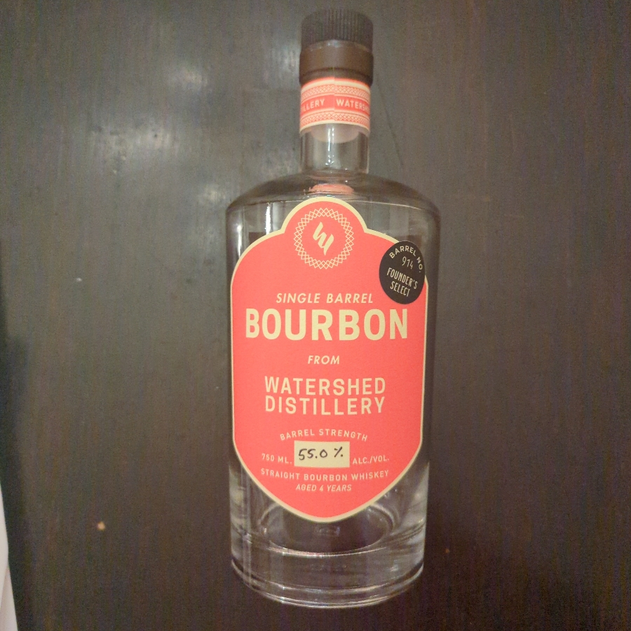 Watershed Single Barrel Bourbon: Founder's Select