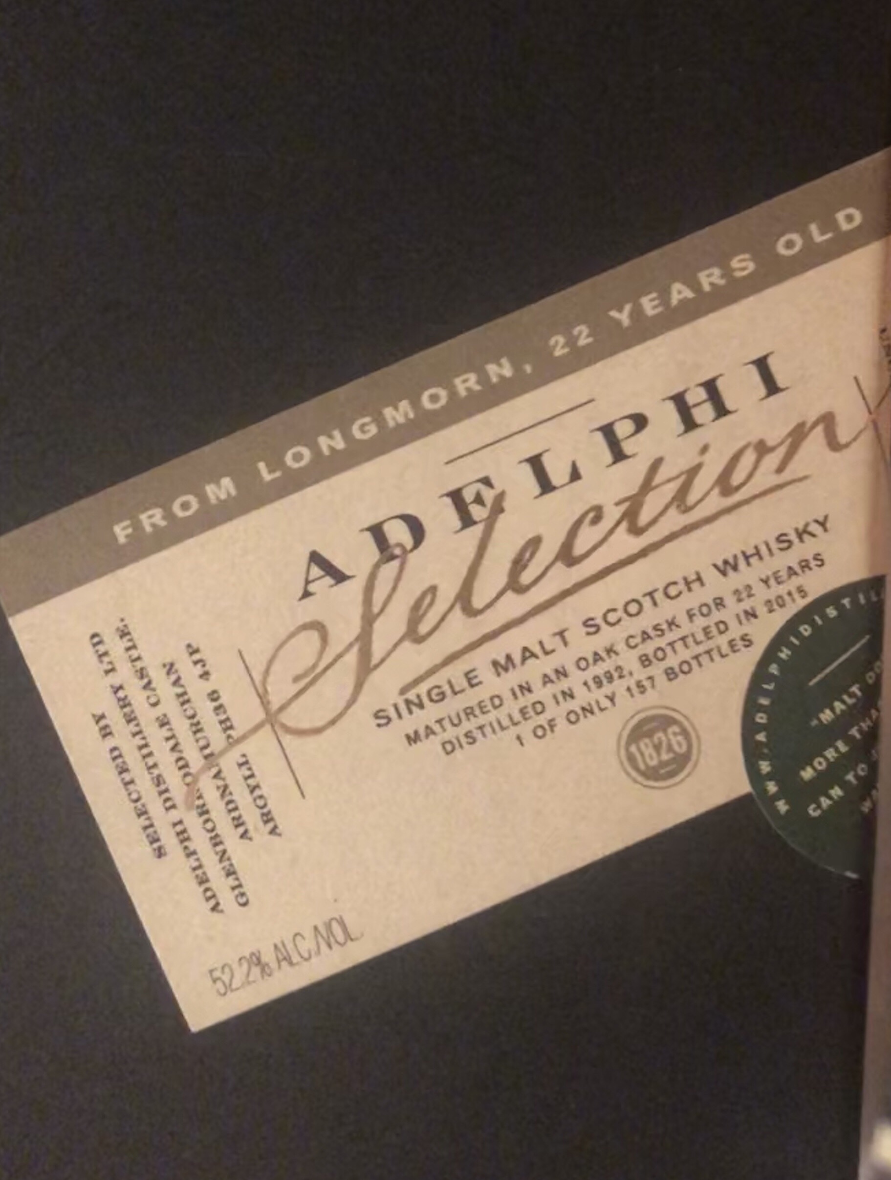 Longmorn 1992 22 Year (Adelphi)