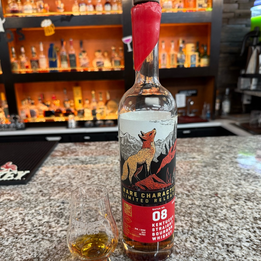 Rare Character Limited Release Kentucky Straight Bourbon Whiskey Batch 08