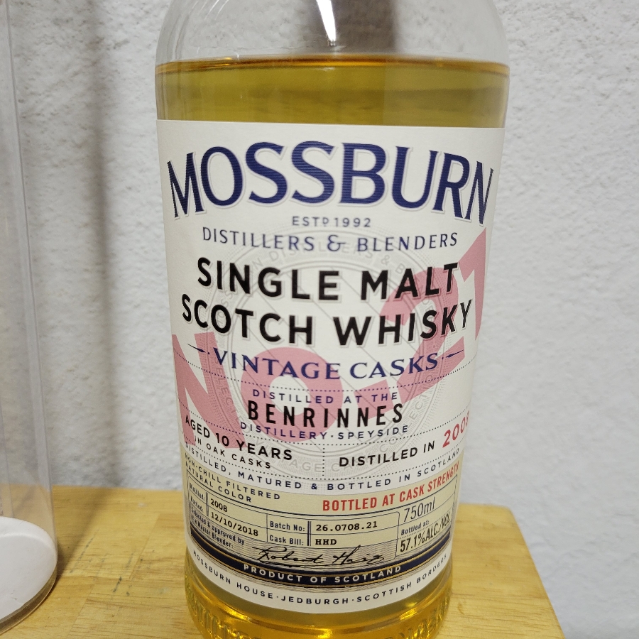 Mossburn Vintage Casks No. 21 Benrinnes