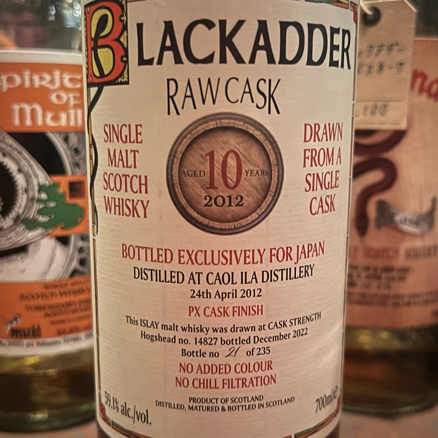 Blackadder Raw Cask Caol Ila 10 Year