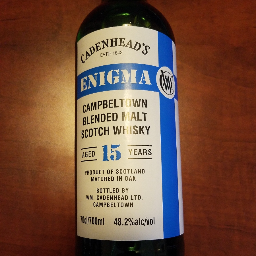 Cadenheads Enigma Campbeltown Blended Malt Scotch Whisky 15 Years