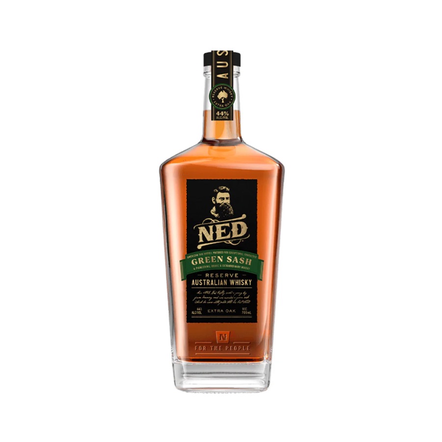 NED GREEN SASH RESERVE AUSTRALIAN WHISKY