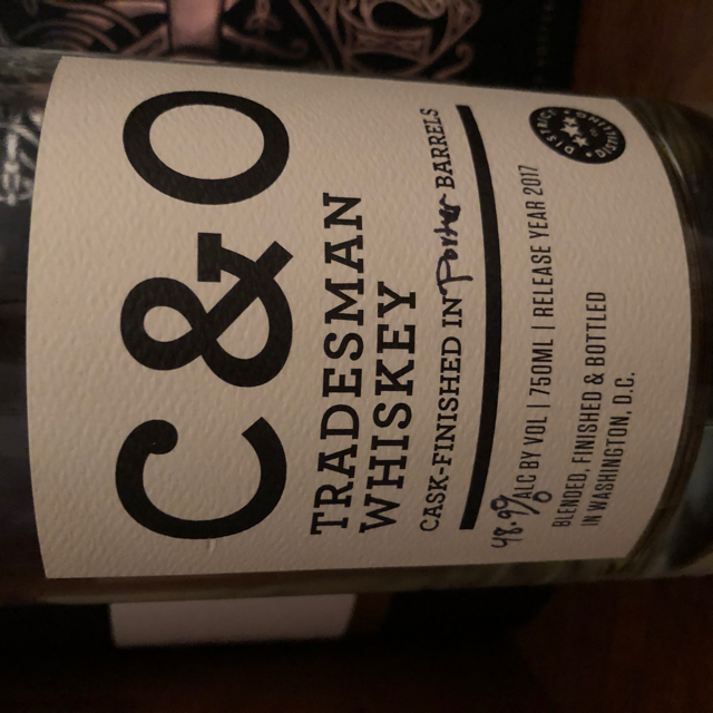 C&O Tradesman Whiskey