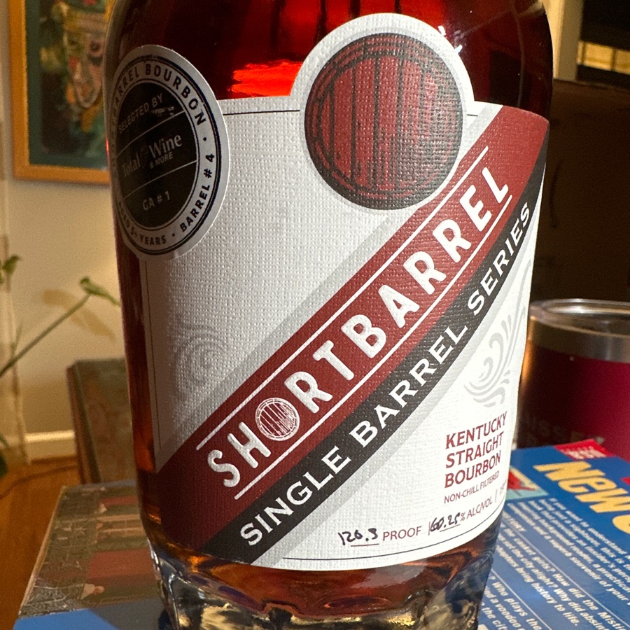 Shortbarrel Single Barrel Select- Total Wine