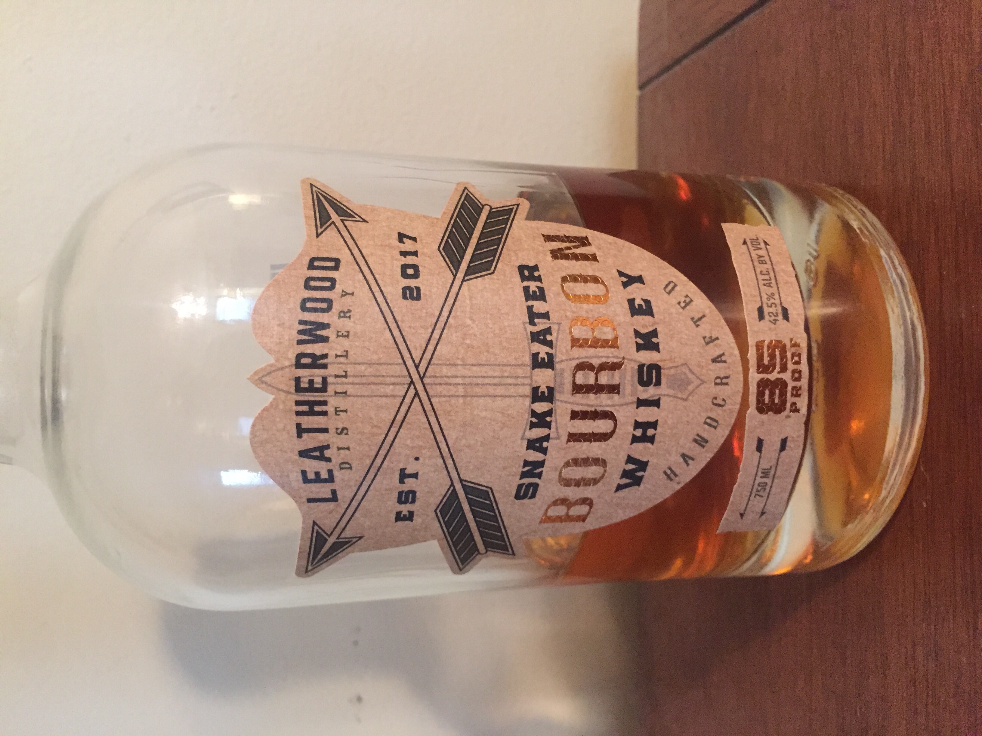 Leatherwood Snake Eater Bourbon Whiskey