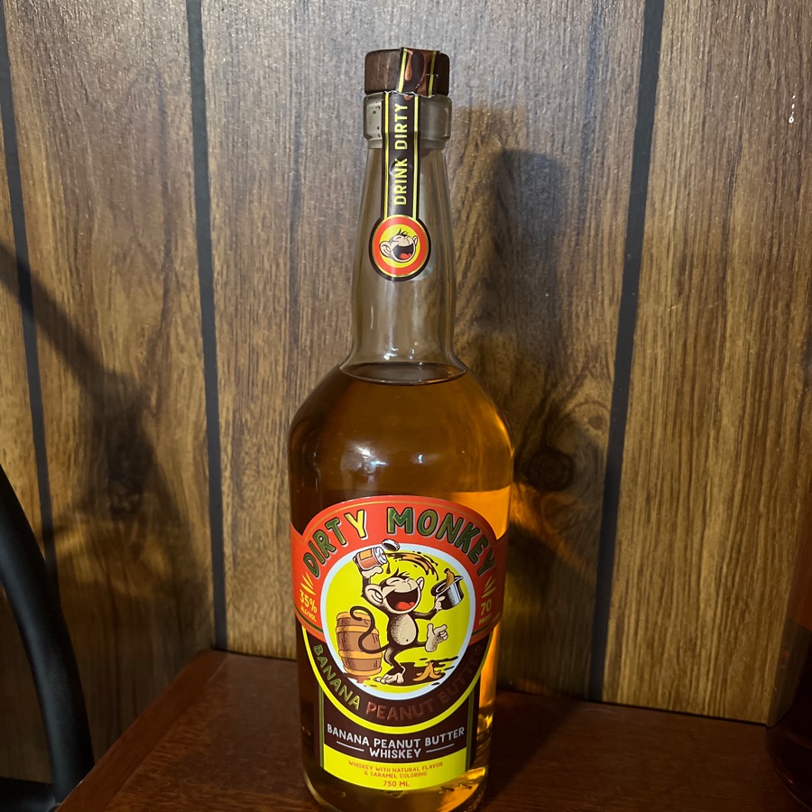 Dirty Monkey Banana Peanut Butter Whiskey
