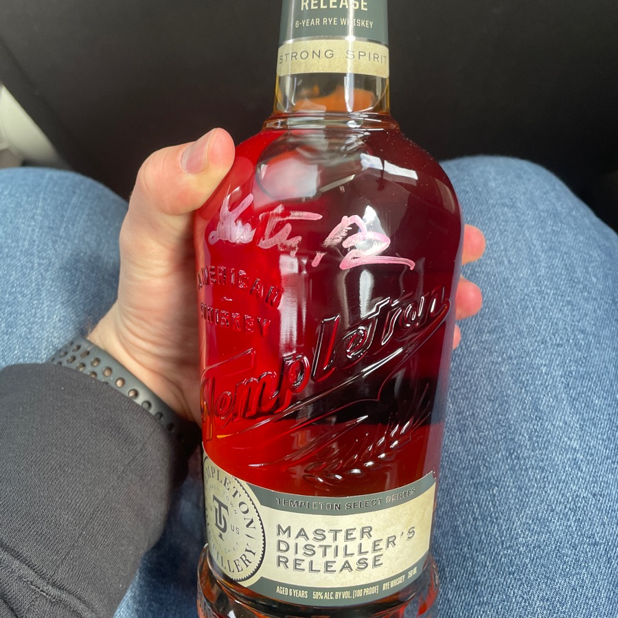 Templton Distillery Master Distiller's Release