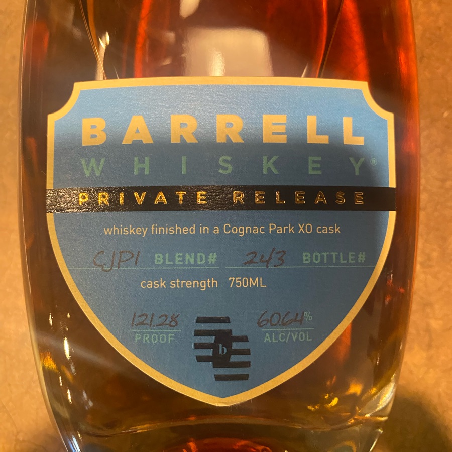Barrel Whiskey Private Release