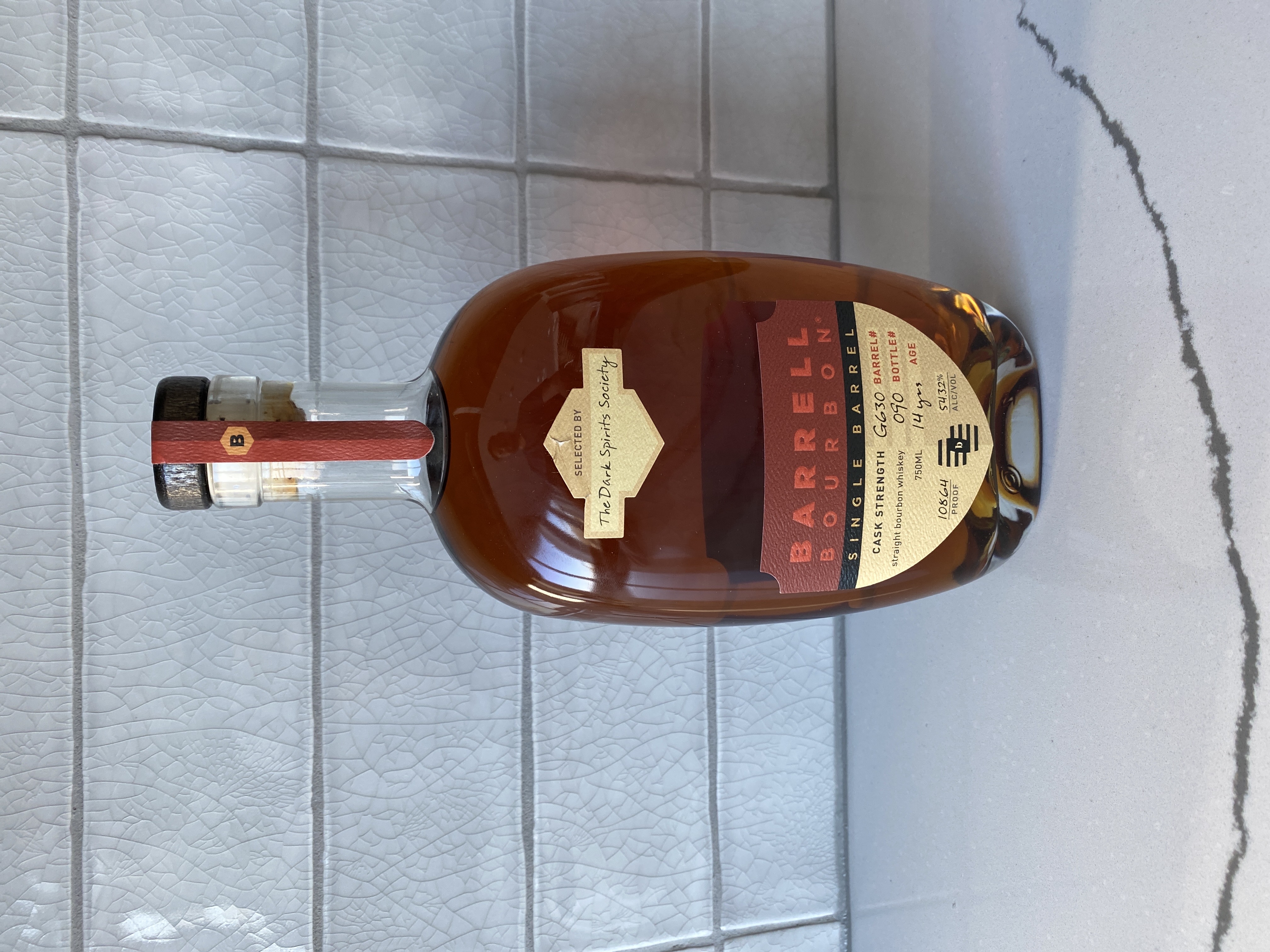 Barrell Bourbon Single Barrel #G630 (The Dark Spirits Society)