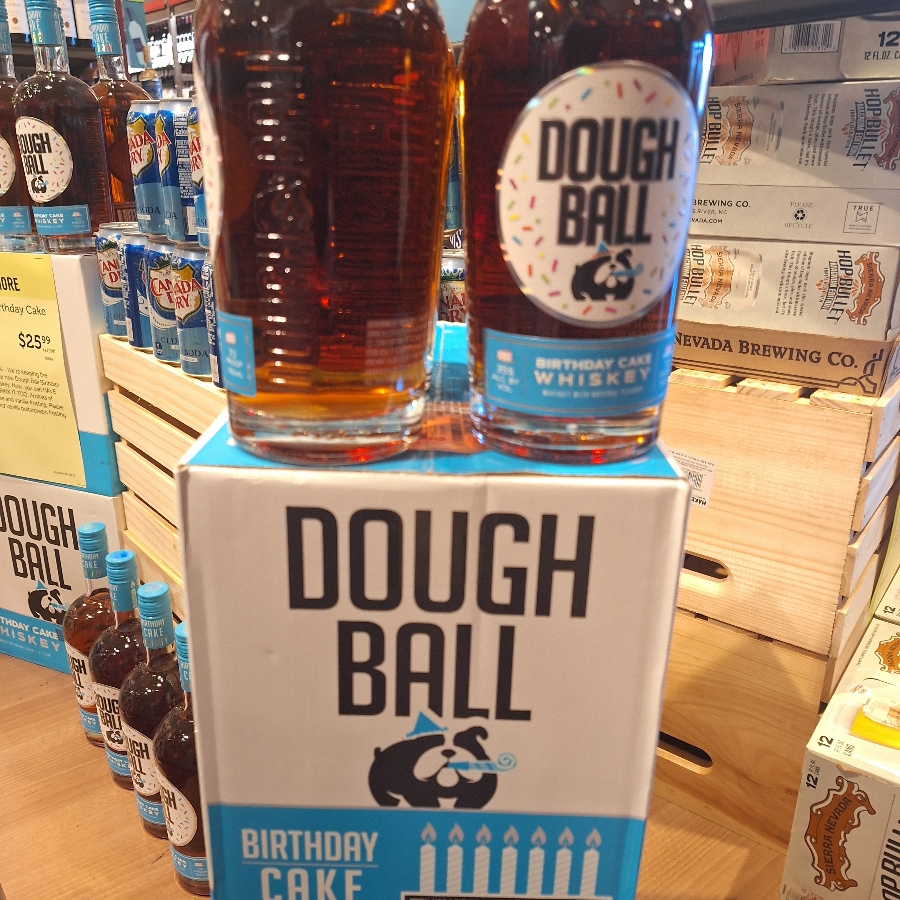 Dough Ball birthday cake whiskey