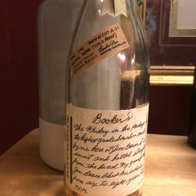 Booker's Bourbon Batch C97-A-31