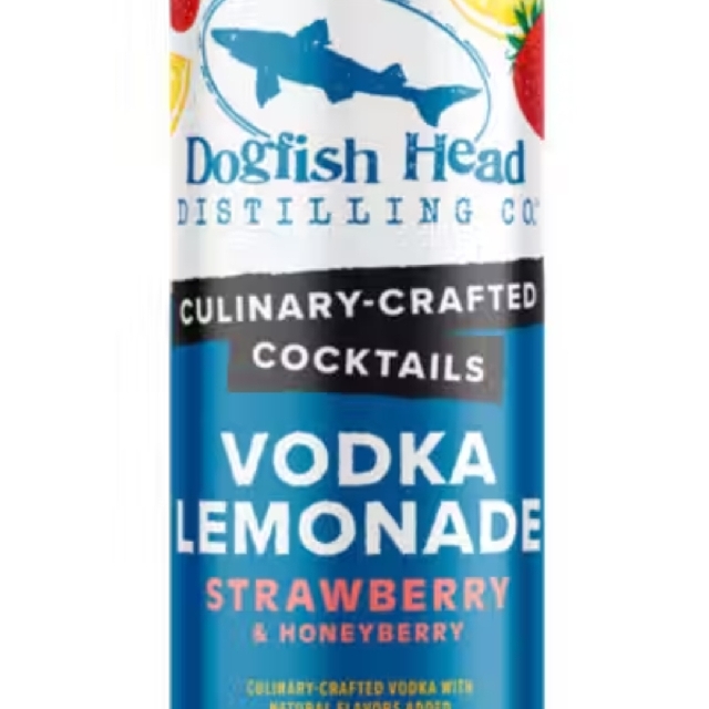 Dogfish Head Vodka Lemonade Strawberry & Honeyberry