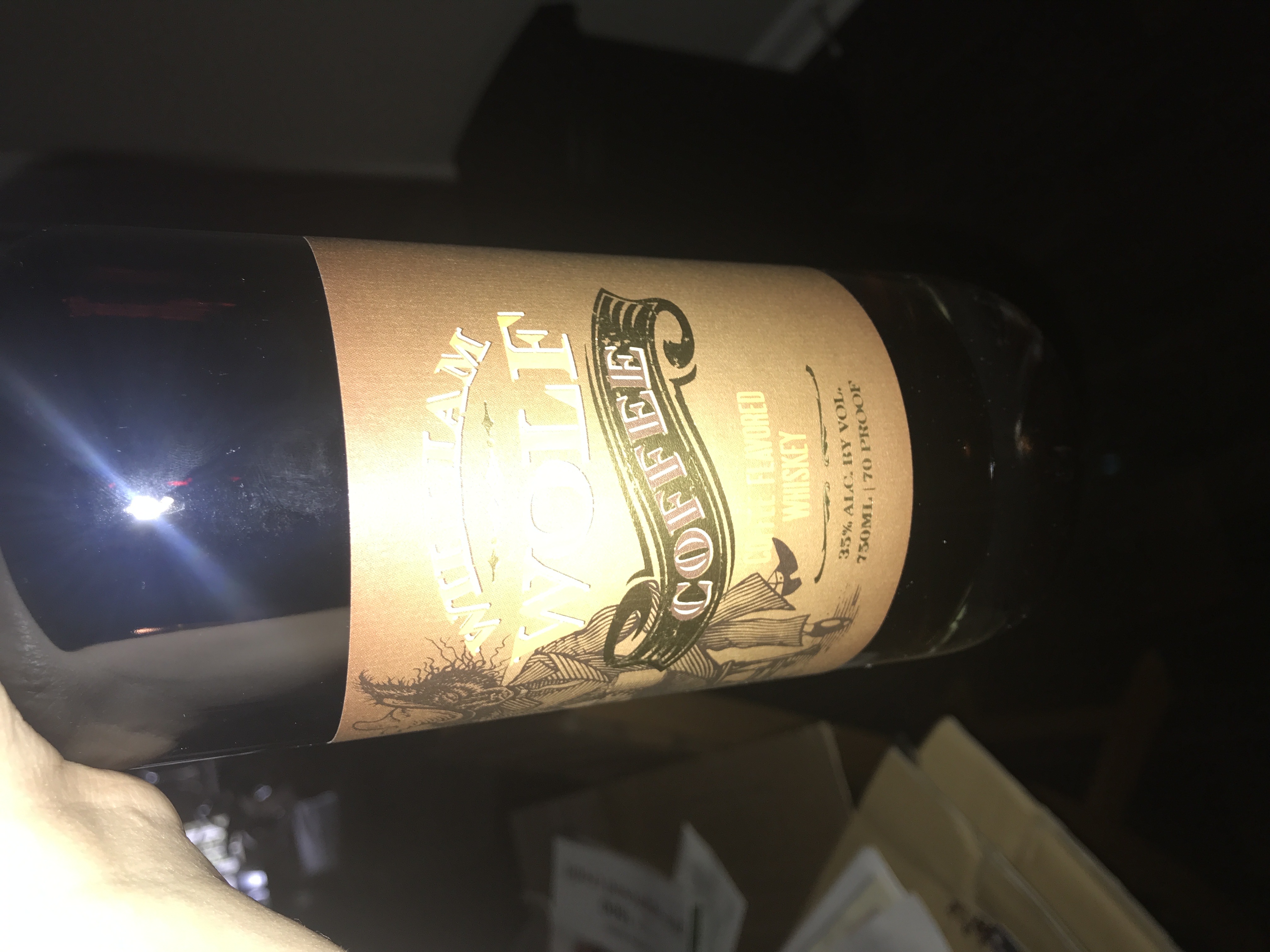 William wolf coffee flavored whiskey